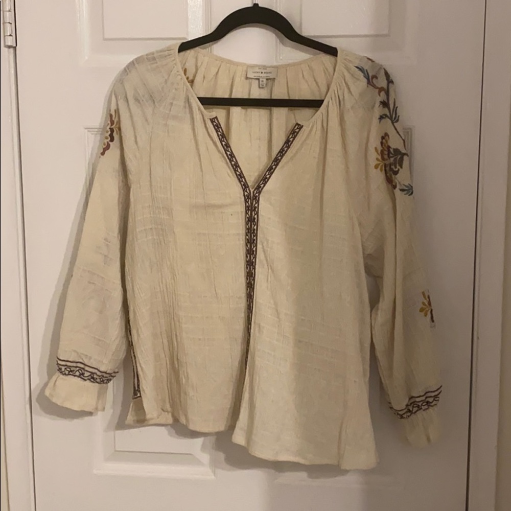 Embroidered Bohemian Blouse